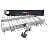 Grillpeter Drehspieß Ø 80 cm Edelstahl silber