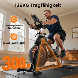 YoSuDa Heimtrainer Fahrrad schwarz