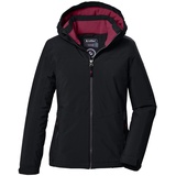 KILLTEC Mädchen Funktionsjacke/Outdoorjacke mit Kapuze KOW 352 GRLS JCKT, schwarz, 140,