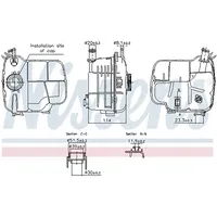 Nissens Ausgleichsbehälter, Kühlmittel 996224