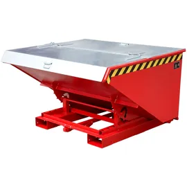 Bauer Südlohn Kippbehälter Stahl 900 mm Feuerrot