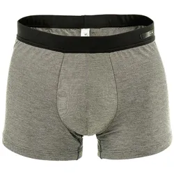 HOM Herren Komfort Boxershorts - Gallant, weiche Bambus-Viskose-Short, meliert Grau S