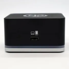 NPO USB C Cube - Mini Docking Station, Compatible with Thunderbolt 3 Ports and Specific USB-C Systems (Connect 1x HDMI up to 4K @ 30Hz Monitor, Ethernet, 3x USB Ports)