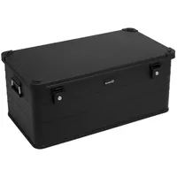 AluBox Alukiste abschließbar E141-BLACK - Premium Aluminium Lagerbox 141