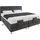 Westfalia Schlafkomfort Boxbett, grau (anthrazit), B:194cm L:210cm, Box und Kopfteil: Feinstrukturstoff (77% Polyester und 23% Viskose);Bezug der Obermatratze: 100% Polyester, WESTFALIA SCHLAFKOMFORT, Komplettbetten, Boxspringbett, mit Motor in diversen Ausführungen