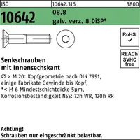 Industrial Quality Supplies DIN 7991/ISO 10642 Senkschraube 8.8 Stahl