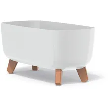 Prosperplast Gracia 39 x 19,5 x 19 cm Weiß