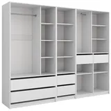 Vicco Kleiderschrank Elmo 100 x 200 x 50 cm Weiß