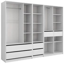 Vicco Kleiderschrank Elmo 100 x 200 x 50 cm Weiß