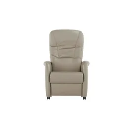 Hukla Relaxsessel Tobias Leder 75 x 102 x 88 cm Grau mit Relax-Funktion