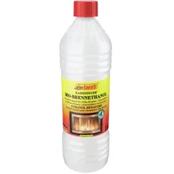 Favorit Bio-Ethanol Brennflüssigkeit , Brennflüssigkeit für Deko-Kamine und Feuerstellen, 1 Liter – Flasche