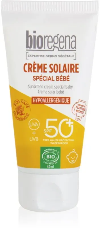 Bioregena Expertise Dermo Végétale schützende Pflege gegen Sonnenstrahlung für Kinder SPF 50+ 40 ml