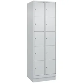 C+P Classic PLUS Schließfachschrank 1950x600x500 Lichtgrau