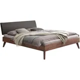 Hasena Massivholzbett Caprile 140 x 200 cm Holz Nussbaum