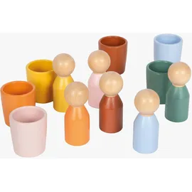 Small Foot Company Montessori Sortierbecher mit Figuren
