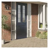 vidaXL Fensterfolie Statisch Matt Grau PVC