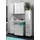 WELLTIME Porto Hochschrank 25 x 180 cm Weiß MDF