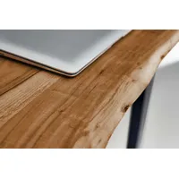 Möbelliebling Esstisch Baumkante massiv Akazie natur 300 x 100