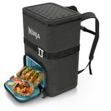 Ninja FrostVault Go Outdoor Flexibler 23-Liter-Kühlrucksack für 36 Dosen mit kalter Trockenzone, 2 Kühlakkus, für Wandern, Camping, Anthrazitgrau FF136EUUKCG