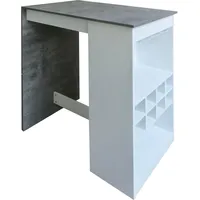 Hti-Living HTI-Living, Küchenbar Lisa Beton Weiß