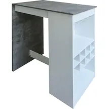 Hti-Living HTI-Living, Küchenbar Lisa Beton Weiß