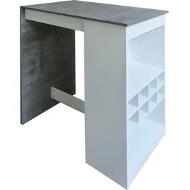 Hti-Living HTI-Living, Küchenbar Lisa Beton Weiß