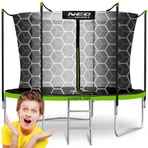 OEM 8ft/252cm Gartentrampolin Mit Innennetz Und Neo-sport-leiter