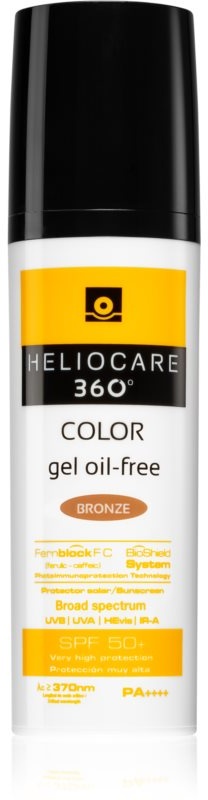 Heliocare 360° tönendes Schutzgel SPF 50+ Farbton Bronze 50 ml