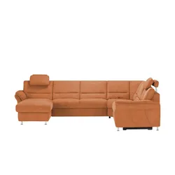 Kollektion Kraft Wohnlandschaft  Donald ¦ orange ¦ Maße (cm): B: 330 H: 89 T: 262