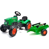 Falk Traktor mit Pedalen Supercharger 2031AB grün,