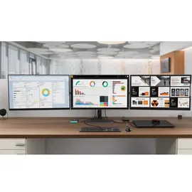 iTEC i-tec USB-C Metal Ergonomic 4K 3x Display Docking Station + Power Delivery 85 W