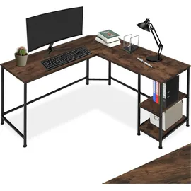 Tectake tectake® Schreibtisch Hamilton 138 x 138 x 75,5 cm