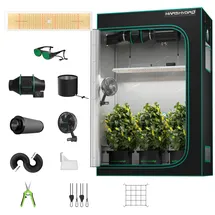 Mars Hydro Growbox Komplettset 300W LED 120 x 60 x 180 cm Transparent