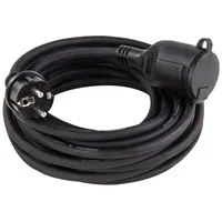 DEMA 15m Verlängerungskabel H07RN-F 3x1,5mm2 schwarz
