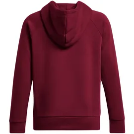 Under Armour Rival Fleece Hoodie Damen 625 cardinal/white L