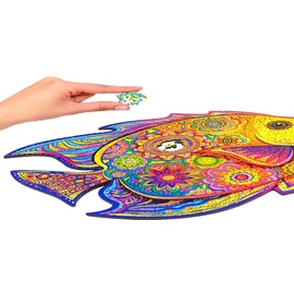 Unidragon 700-tlg. Holzpuzzle Shining Fish Royal Size 57x45 cm