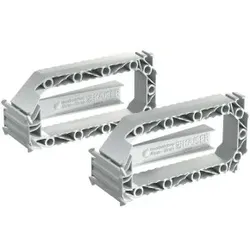 KAISER 1211-00 Betonbau, B1 Prefix®-Systemflügelset, 2-teilig, Abmessungen 103 x 49 x 36 mm, zur Befestigung an der Bewehrung 121100  - 175 Stück