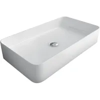 Alpenberger Design Keramik Waschbecken | Aufsatzwaschbecken mit Nanobeschichtung |