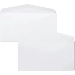 Clairefontaine 500x Umschl Velin DL gum 90g weiss- Weiß 8515C