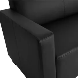 Mendler Sessel Lyon Kunstleder 2er 0 x 0 x 0 cm Schwarz