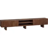 Woood Lowboard »Lavish TV-Kommode«, Kommode aus Mangoholz, Push-to-Open System, H 35 cm x B 240 cm braun