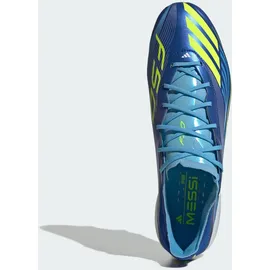 adidas F50 Messi Elite FG Herren Team Royal Blue/Solar Yellow/Semi Blue Burst 43 1/3