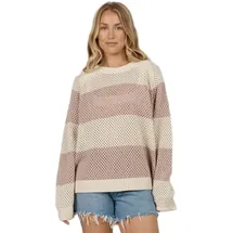 Salty Crew Signal Crew Pullover Mushroom S
