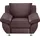 DOMO collection Sessel Pilar Kunstleder 108 x 80 x 91 cm Braun