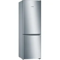 Bosch Serie 2 KGN33NLEB Kühl-Gefrierkombination (282 l, 1760 mm hoch, Edelstahl)