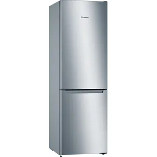 Bosch Serie 2 KGN33NLEB Kühl-Gefrierkombination (282 l, 1760 mm hoch, Edelstahl)
