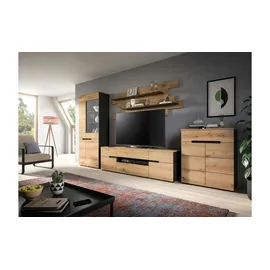 Möbel Boss Canu TV-Lowboard 55 x 184 x 44 cm Basalt grau Spanplatte