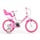 DINO BIKES Girlie 14 Zoll RH 25 cm weiß/rosa