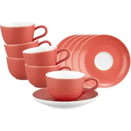 SELTMANN WEIDEN Espressotasse mit Untertasse 0,09 l Flamingo Red 6 St.
