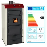 EEK A - Wasserführender Kaminofen Holzofen Prity NS26 26.3 + 2.6 kw